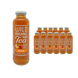 12 x Peach Organic Iced-Tea 360ml - Box