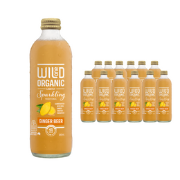 12 x Organic Sparkling Ginger Beer 345ml - Box