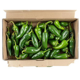 Chilli Green Peppers 6Kg - Box