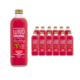 12 x Organic Sparkling Raspberry Lemonade 345ml - Box