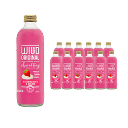 12 x Organic Sparkling Strawberries & Cream 345ml - Box