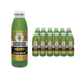 12 x Hemp + Cannabinoid Superfood Smoothie 350ml  - Box