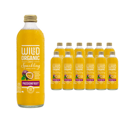 12 x Organic Sparkling Passionfruit 345ml - Box