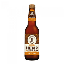 Organic Hemp + Kombucha Ginger Tonic Organic 330ml - Piece